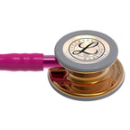 Littmann Classic III Limited Edition малиновий із золотою оливою, сталевими дугами та рожевою ніжкою