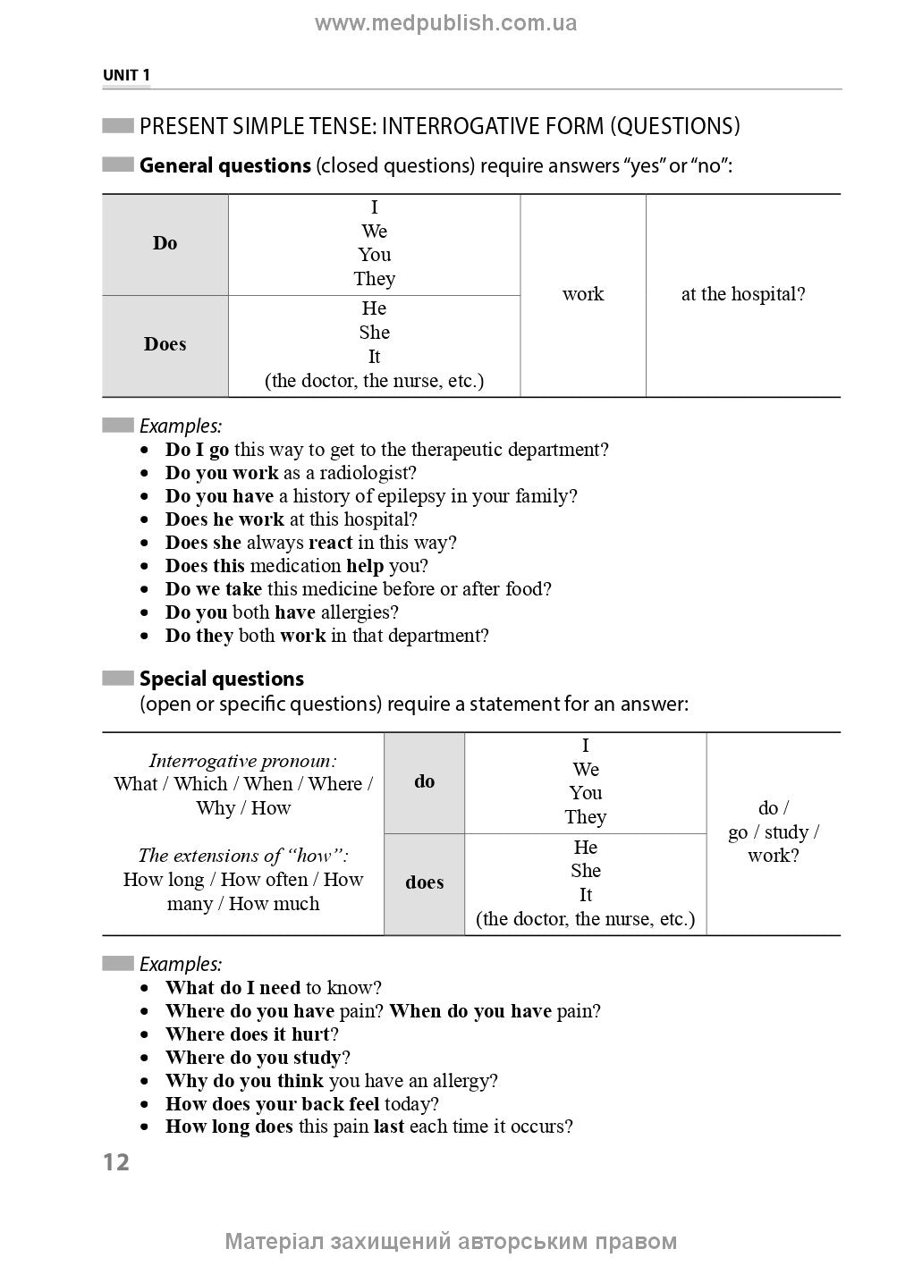 English for Health Care Purposes: textbook / Yu.V. Lysanets, O.M. Bieliaieva, L.B. Slipchenk