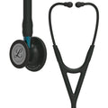 Littmann Cardiology IV black with matte olive, black earpieces and blue stem