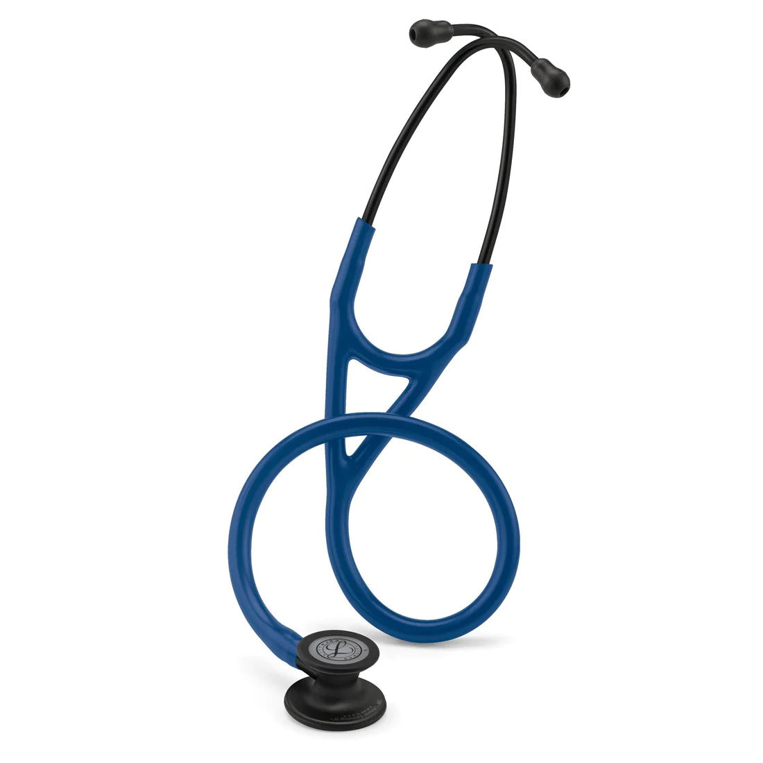 Littmann Cardiology IV blue with matte olive, black ear tubes and stem