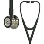 Littmann Cardiology IV black with mirror olive, black bows and stem