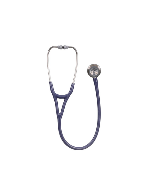 Littmann Cardiology IV Satin Tube Purple with Steel Ear Tubes, Earpieces, Stem, and Satin Tubing