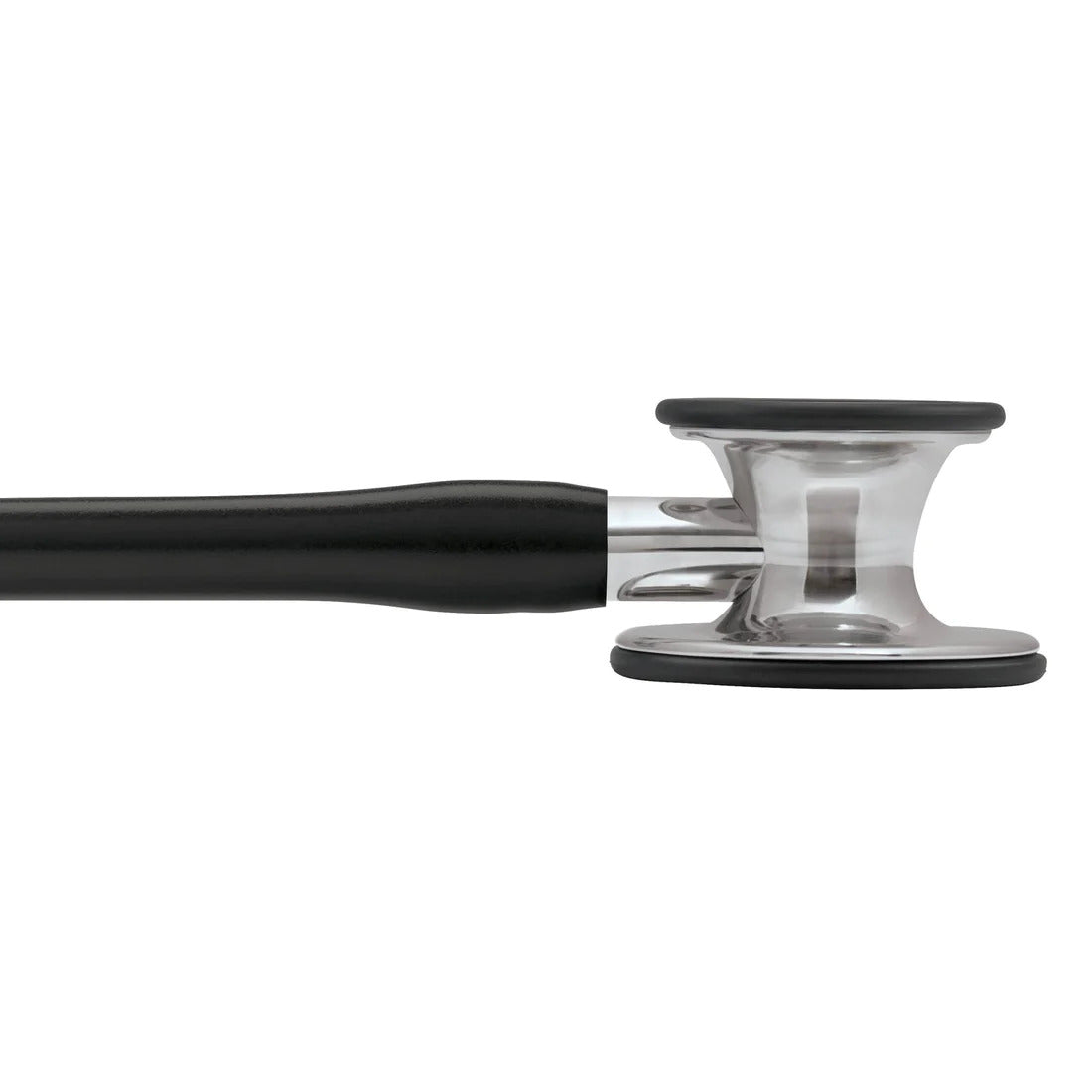 Littmann Cardiology IV black with mirror olives, steel binaurals and a mirrored stem