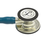 Littmann Cardiology IV marine with mirror olive, black bows and mirror stem