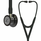Littmann Cardiology IV black with black mirrored olive, black arcs and stem
