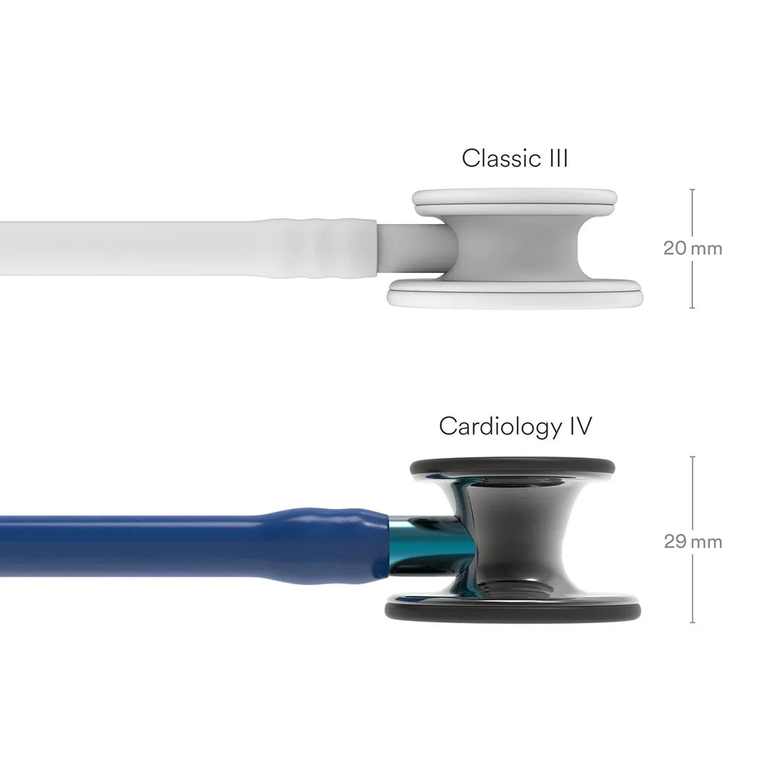 Littmann Cardiology IV blue with smoke olive, black bows and blue stem