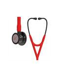 Littmann Cardiology IV Limited Edition red with black, mirror-finish chestpiece, binaurals, and stem