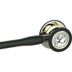Littmann Cardiology IV black with mirror olive, black bows and stem