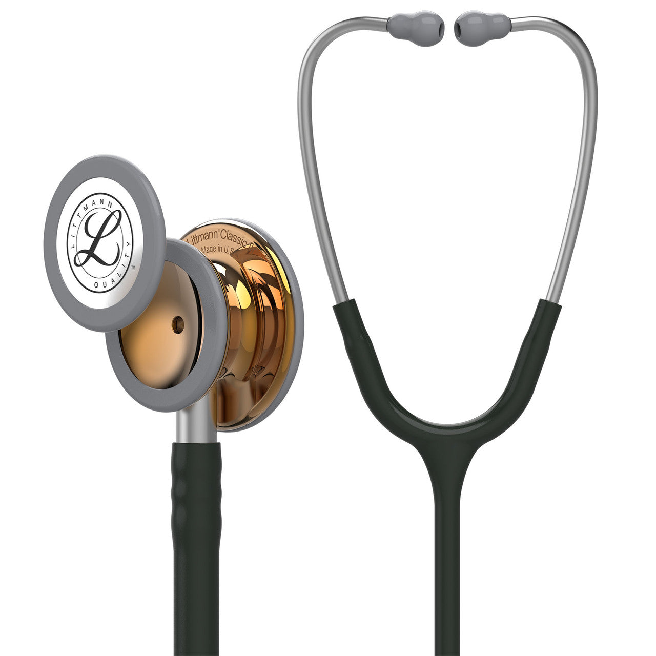 Littmann Classic III Limited Edition black with gold olive, steel ear tubes and stem