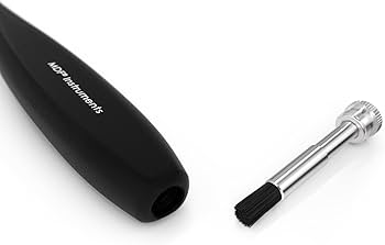 MDF Black Neurological Reflex Hammer with Mirror Head