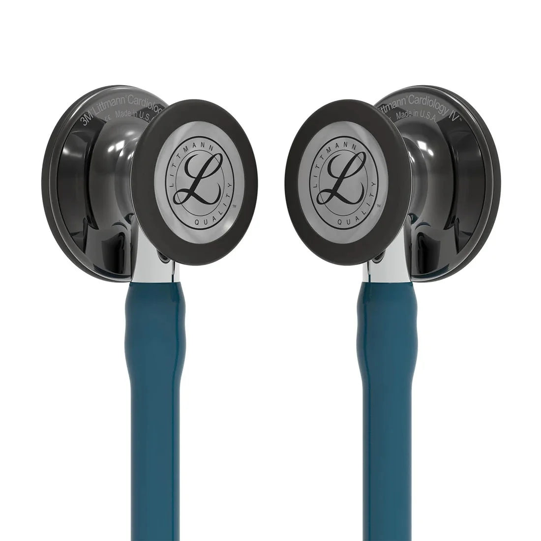 Littmann Cardiology IV Caribbean Blue with Smoke Finish, Black Tubing and Stem