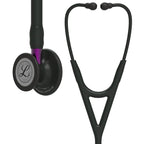 Littmann Cardiology IV black with matte olive, black ear tubes, and purple stem