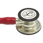 Littmann Cardiology IV burgundy with mirror olive, black earpieces and stem