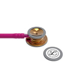 Littmann Classic III Limited Edition малиновий із золотою оливою, сталевими дугами та рожевою ніжкою
