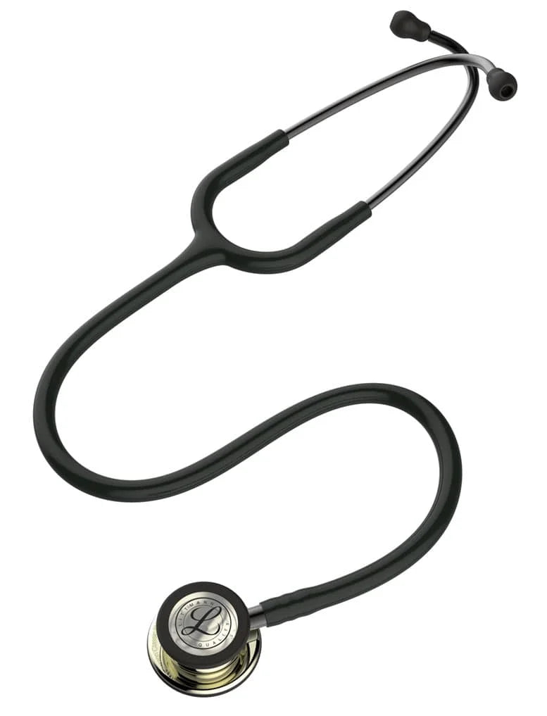Littmann Classic III Black with Mirror Finish Chestpiece, Smoke-Grey Tubing, and Stem