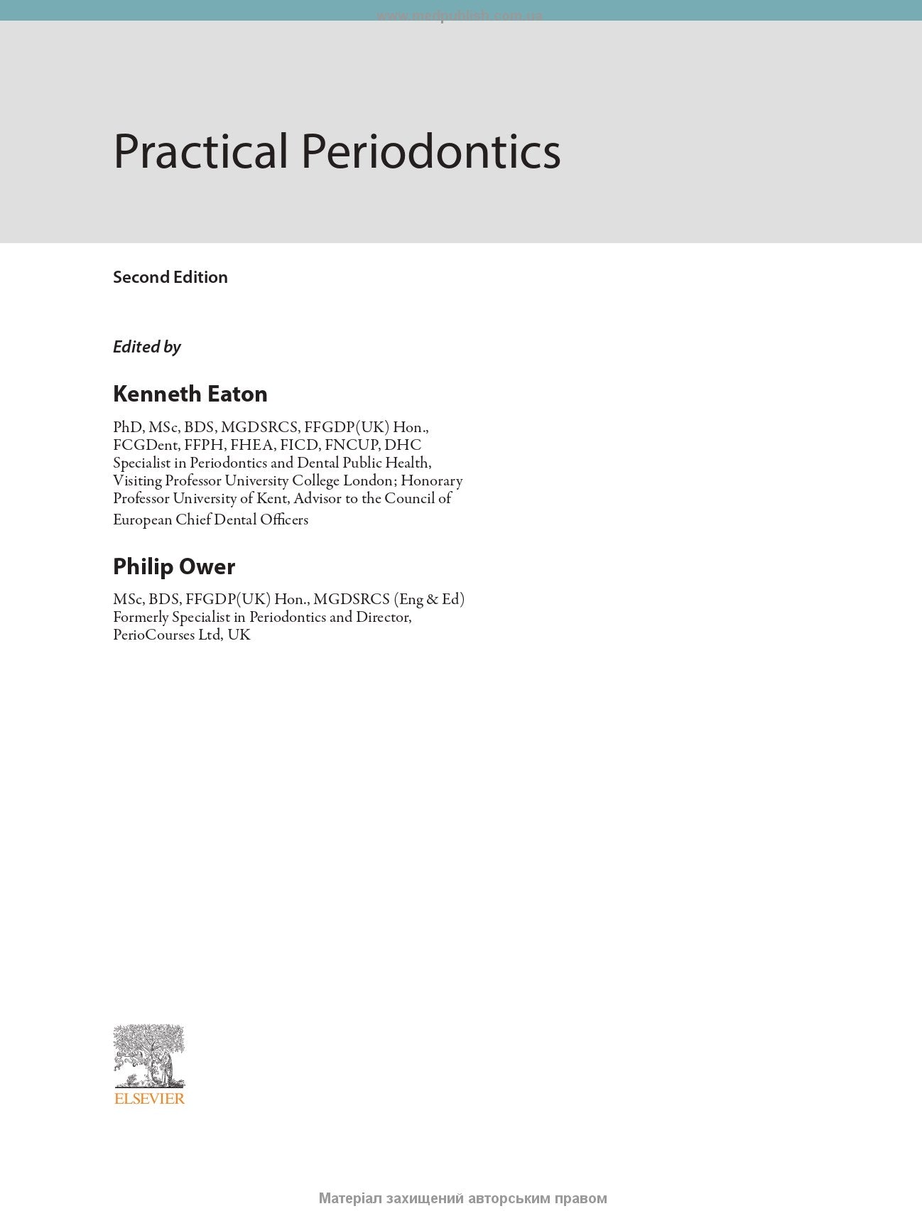 Practical Periodontology: 2nd Edition / Kenneth Eaton, Philip Ower