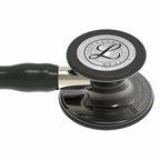 Littmann Cardiology IV black with black mirrored olive, black arcs and stem