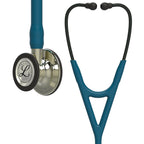 Littmann Cardiology IV marine with mirror olive, black bows and mirror stem