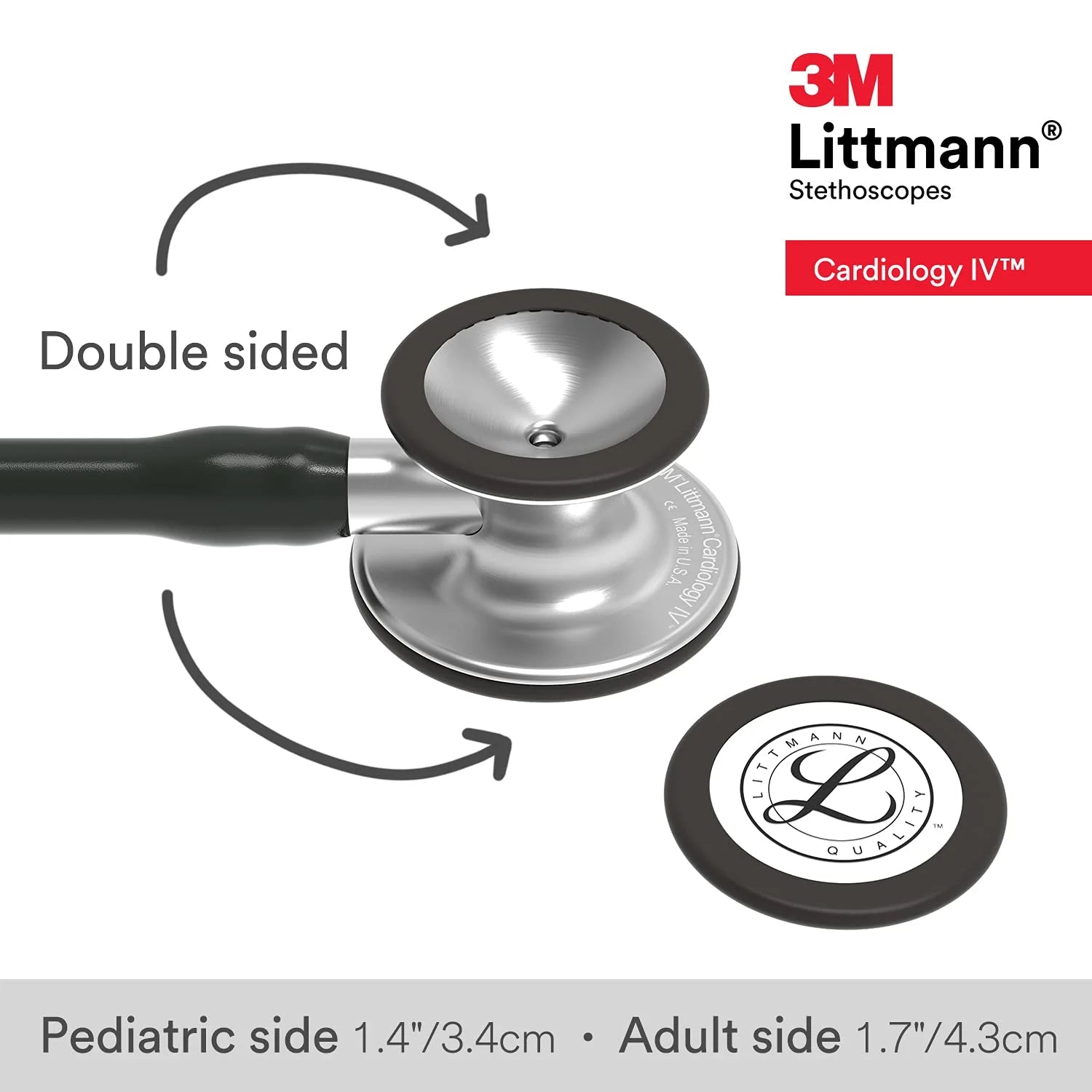 Littmann Cardiology IV black with steel olive