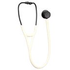 Littmann Cardiology IV Satin White with Black, Matte Earpieces, Binaurals, Stem and Satin Tubing