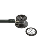 Littmann Cardiology IV black with black mirrored olive, black arcs and stem
