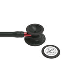 Littmann Cardiology IV with a matte black chest piece, black tubing, and a red stem