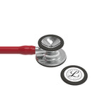 Littmann Cardiology IV burgundy with mirror olive, steel ear tubes, and mirrored stem