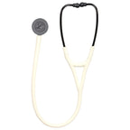 Littmann Cardiology IV Satin White with Black, Matte Earpieces, Binaurals, Stem and Satin Tubing
