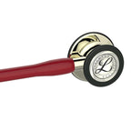 Littmann Cardiology IV burgundy with mirror olive, black earpieces and stem