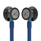 Littmann Cardiology IV blue with smoke olive, black bows and blue stem