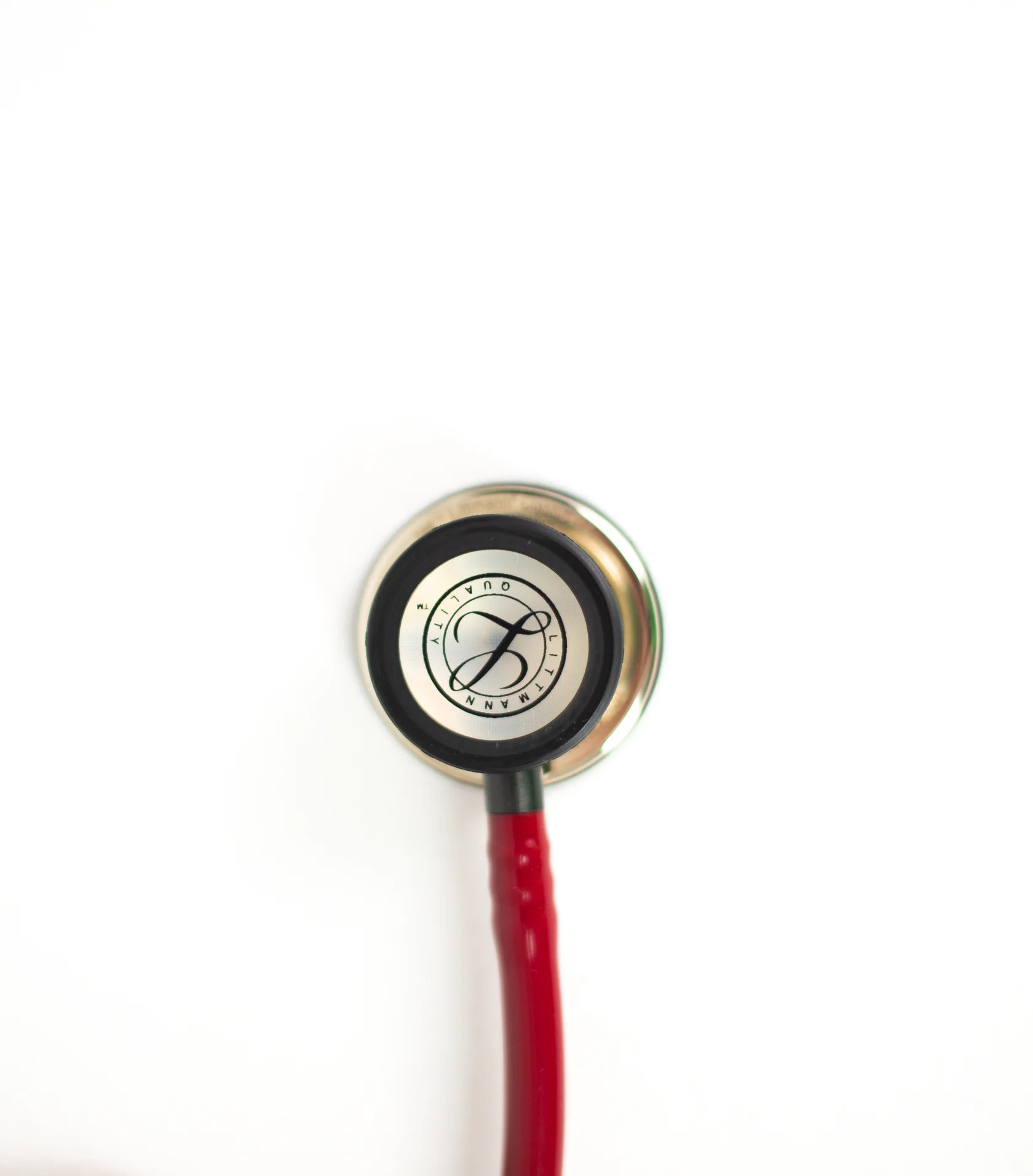 Littmann Classic III burgundy with mirror eartips, smoke-black tubing and stem
