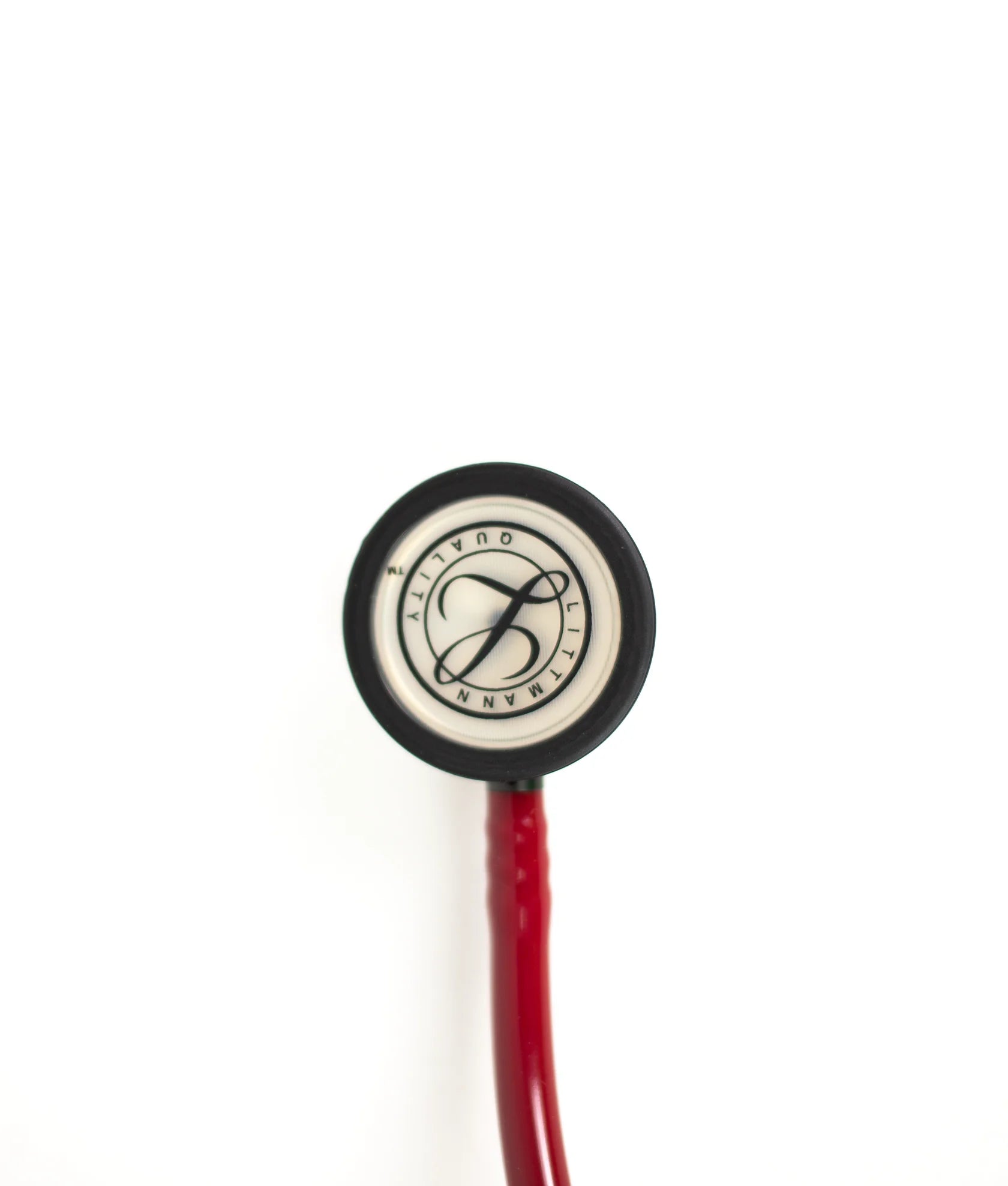 Littmann Classic III burgundy with mirror eartips, smoke-black tubing and stem