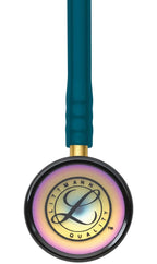 Littmann Classic II Pediatric Caribbean Blue with Rainbow Stem, Gold Bows and Stem