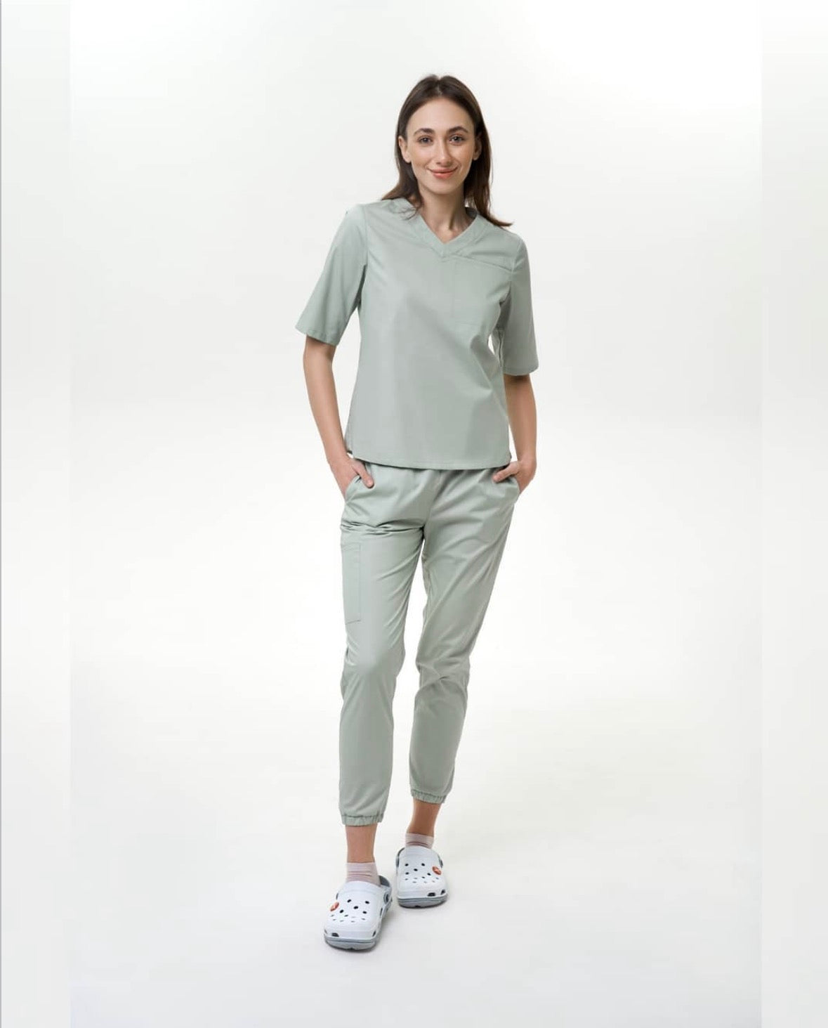 Women's Pants Doctor Lous Klinika Olive