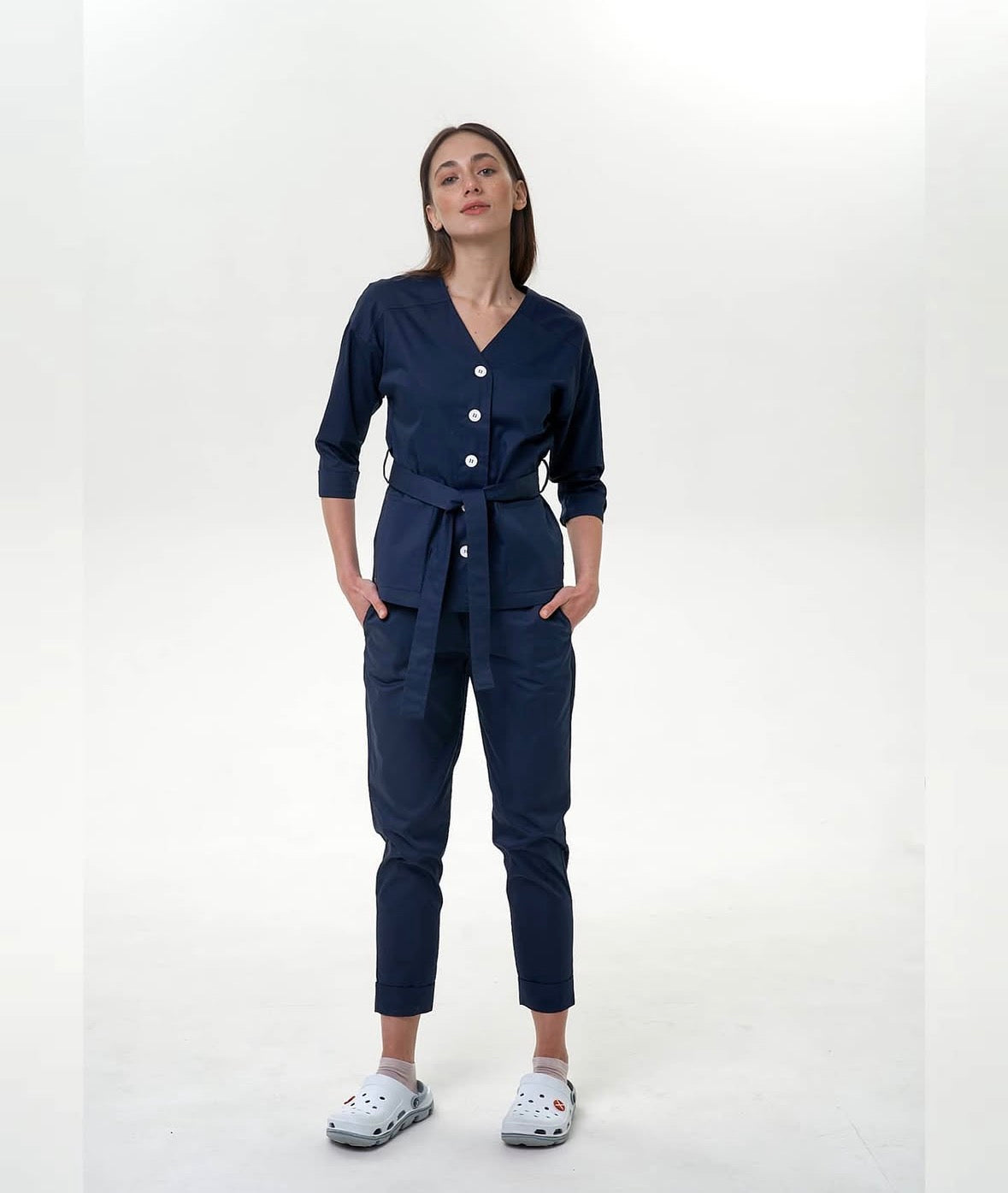 Women's Doctor Lous Leia Trousers, Blue