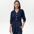 Medical Women's Tunic Doctor Lous Leya Blue