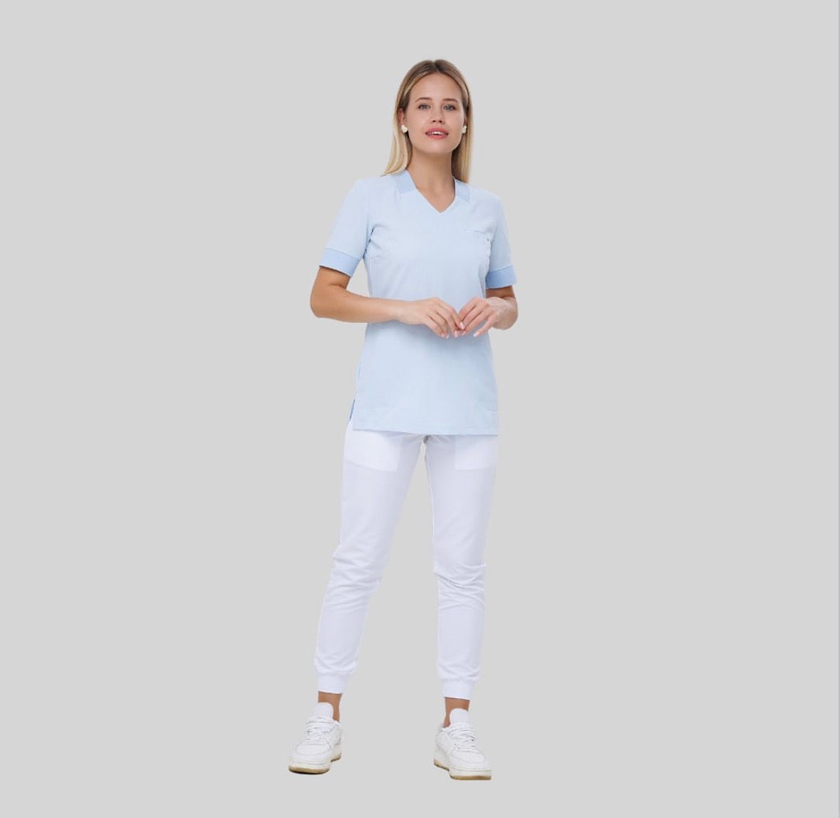 Medical Women's Tunic Polly Blue