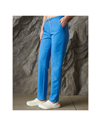 Women's Trousers with Pockets Pipes Blue