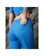 Women's Trousers with Pockets Pipes Blue