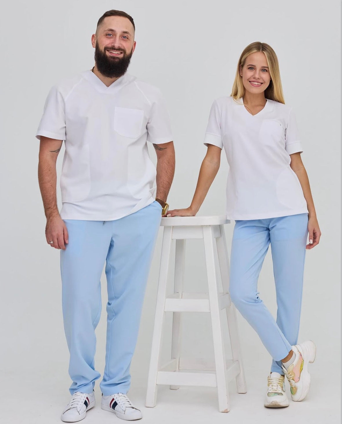 Women's Pipes Blue Pants