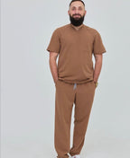Men's Pipes Cofee Trousers