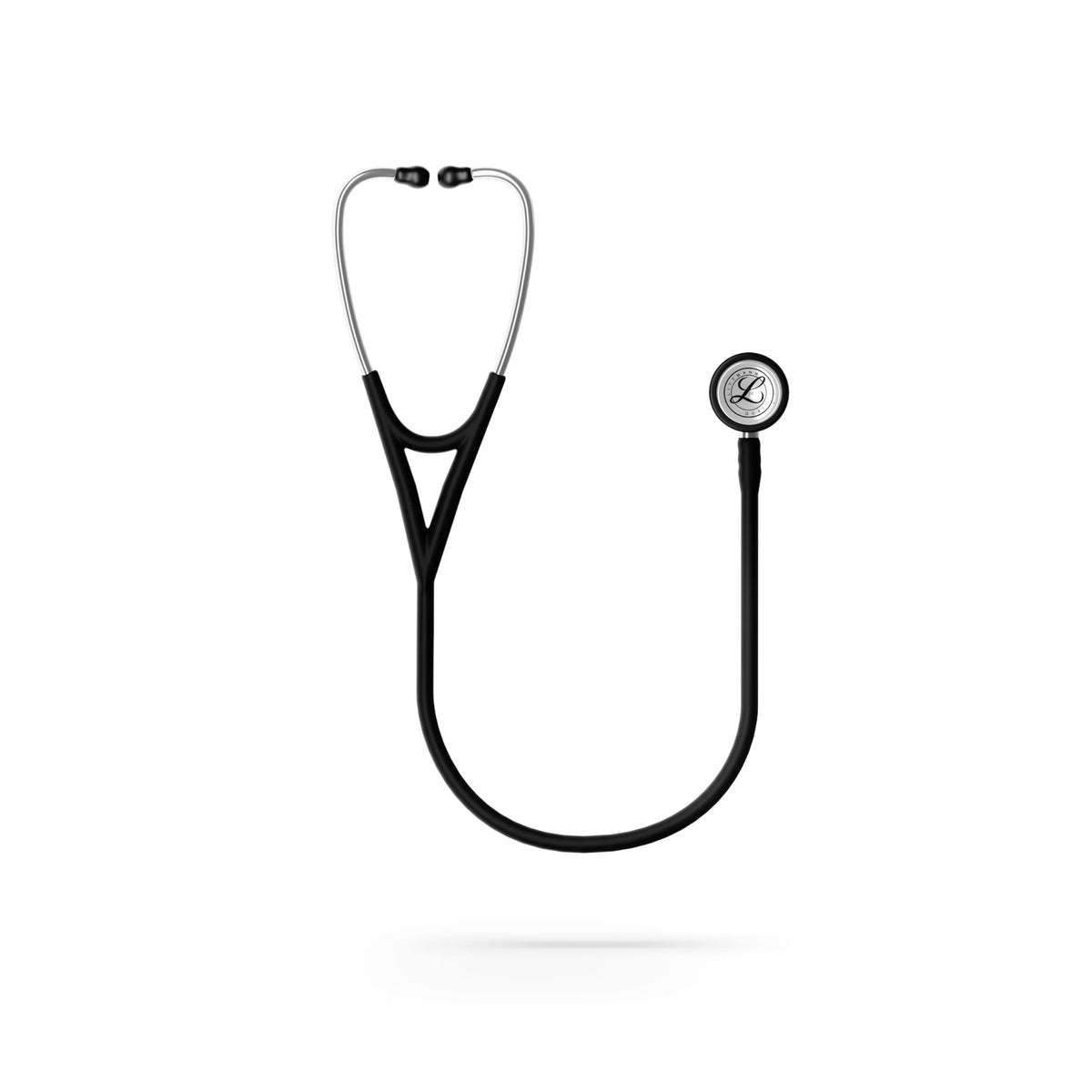 Littmann Cardiology IV Satin Tube чорний з дзеркальною оливою, дугами та ніжкою