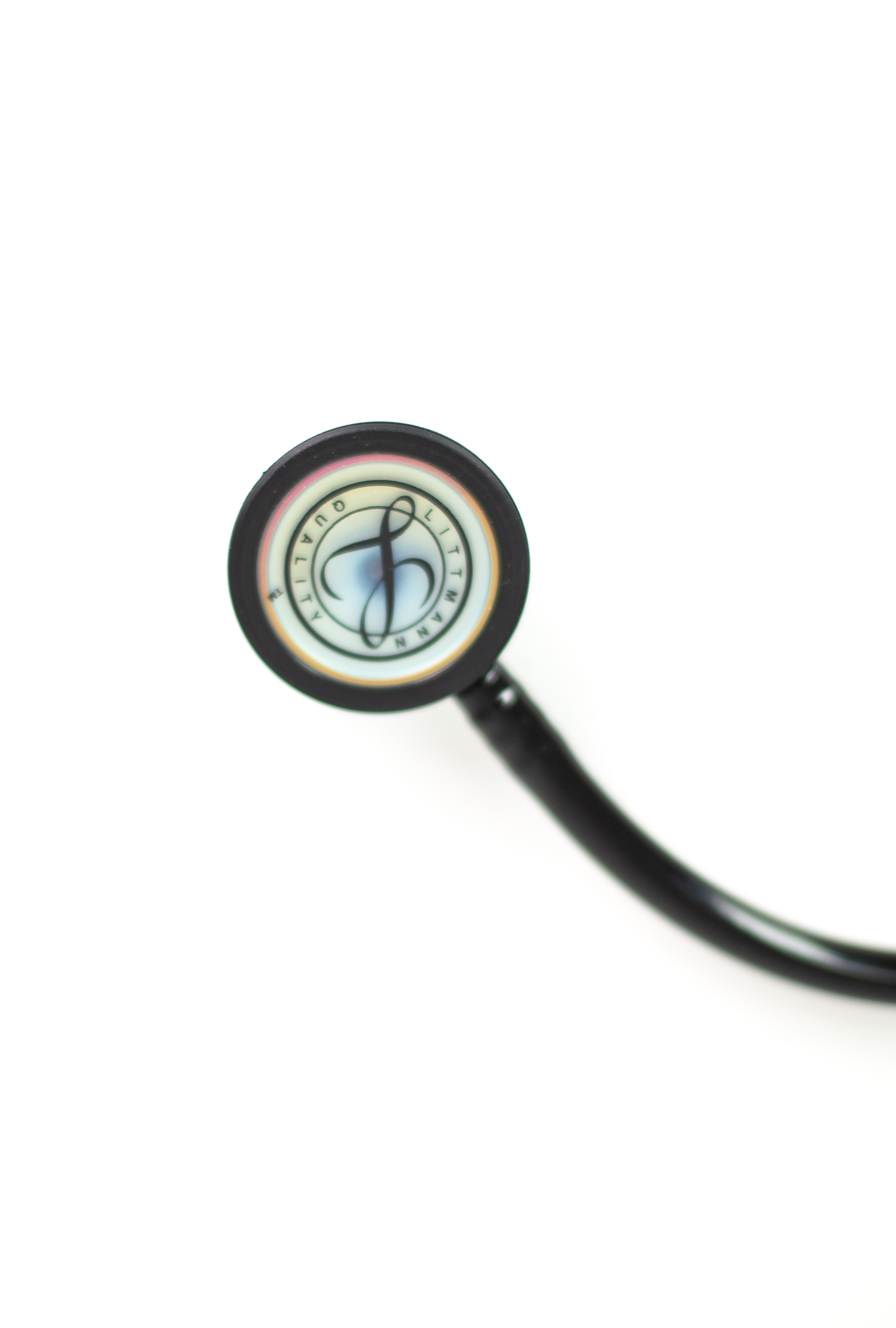Littmann Classic III black with rainbow chest piece, black tubing and stem