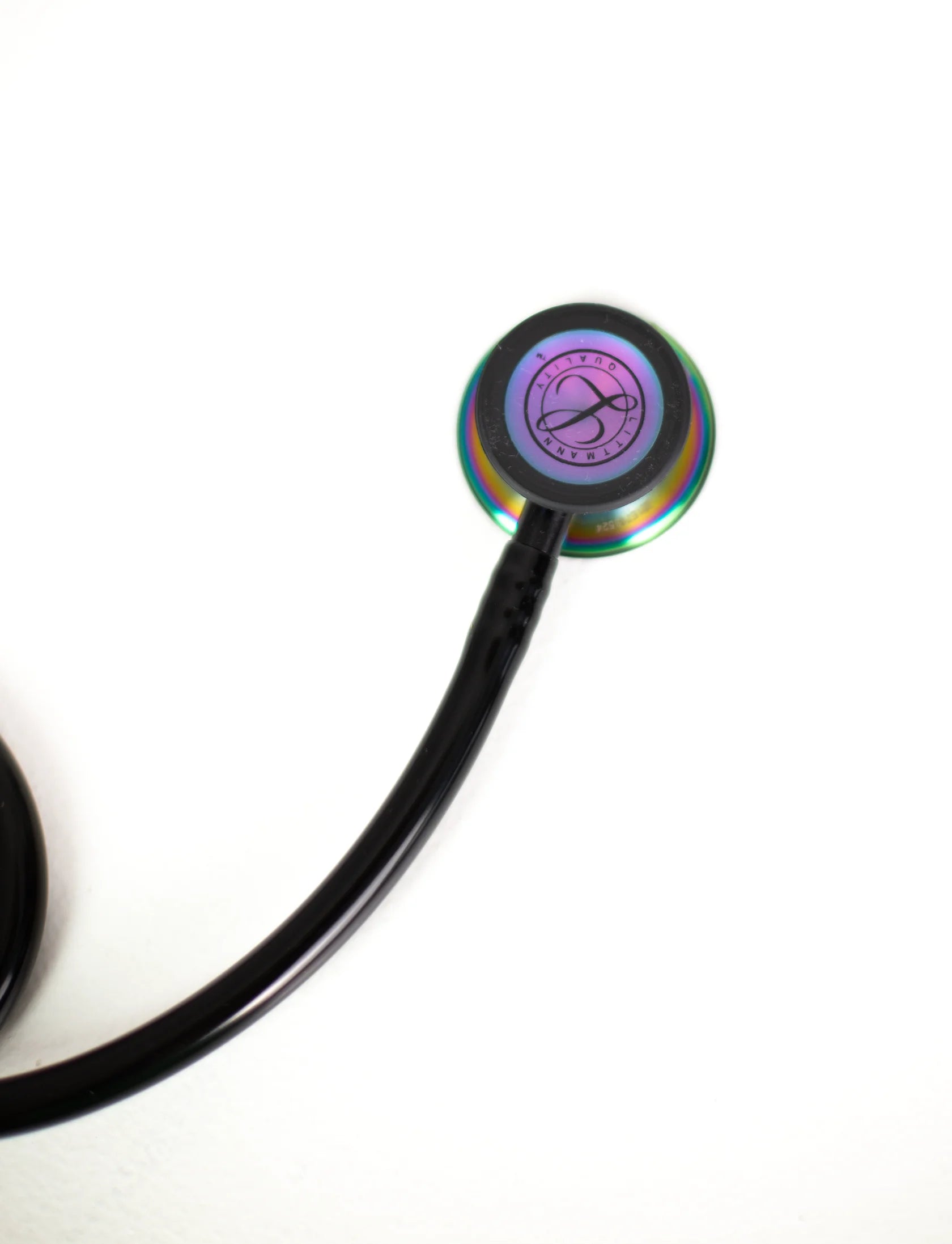 Littmann Classic III black with rainbow chest piece, black tubing and stem