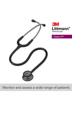 Littmann Classic III black with smoke olive, black earpieces and stem