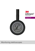 Littmann Classic III black with smoke olive, black earpieces and stem