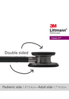 Littmann Classic III black with smoke olive, black earpieces and stem