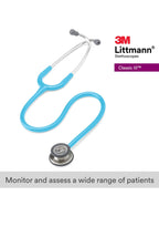 Littmann Classic III turquoise with a steel olive
