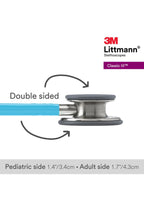 Littmann Classic III turquoise with a steel olive