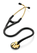 Littmann Master Cardiology black with gold stem and binaurals